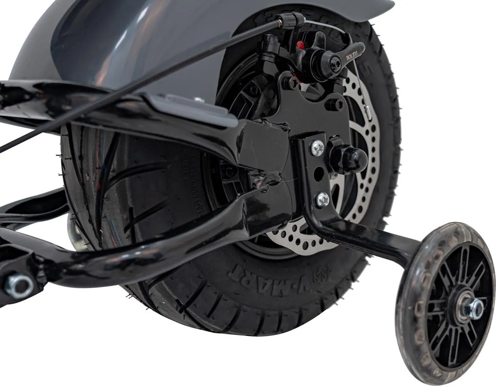 Ramiz Motocykel Chopper Warrior Sivá