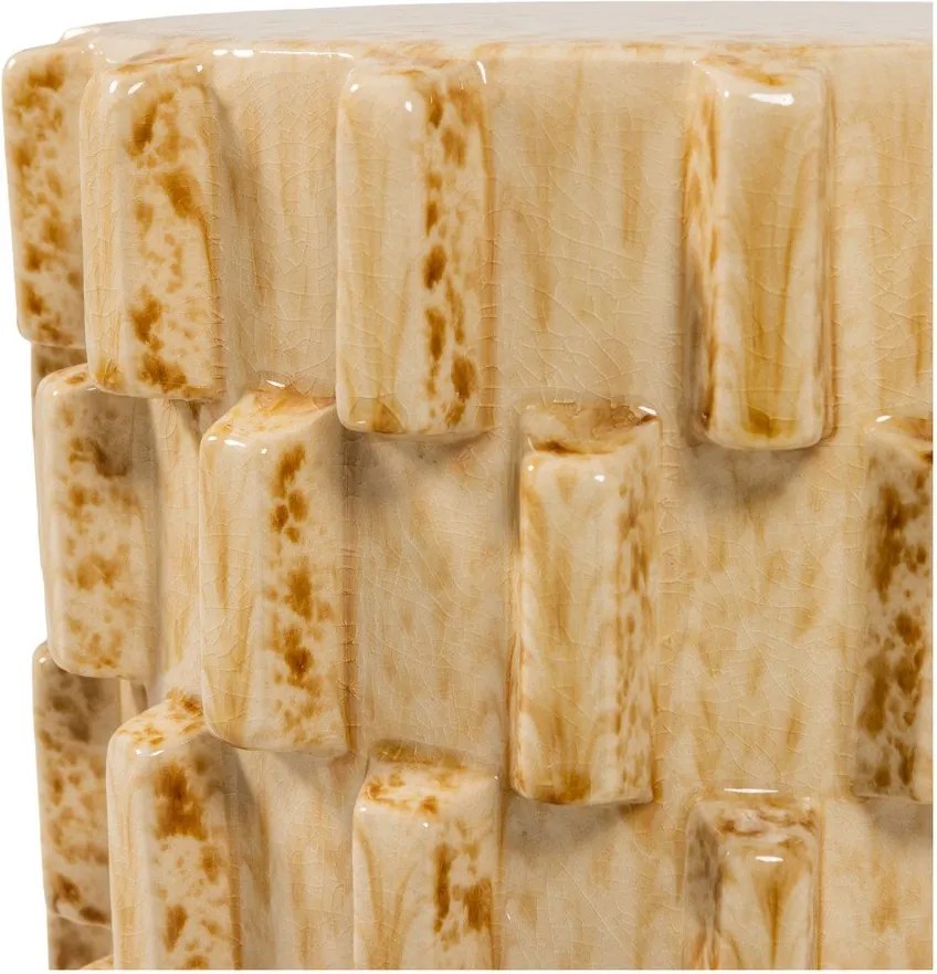 Keramický okrúhly odkladací stolík ø 35 cm Axu – WOOOD