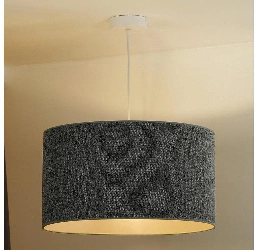 Duolla - Luster na lanku ROLLER ECO RECYCLING 1xE27/15W/230V pr. 45 cm zelená