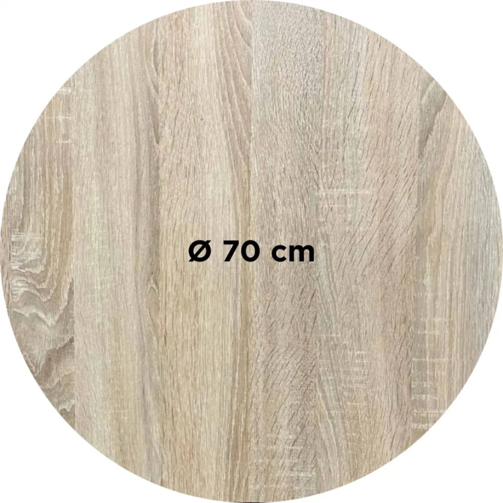 COMPACT 12 SONAMA LIGHT - STOLOVÁ DOSKA Ø70 cm