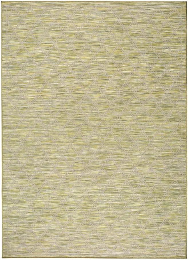 Zelený koberec Universal Kiara vhodný i do exteriéru, 150 x 80 cm