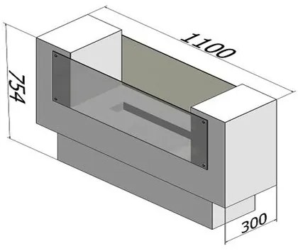 InFire - BIO krb 110x75 cm obojstranný