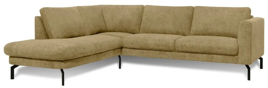 Rohová pohovka v horčicovej farbe (ľavý roh) Gomero – Scandic