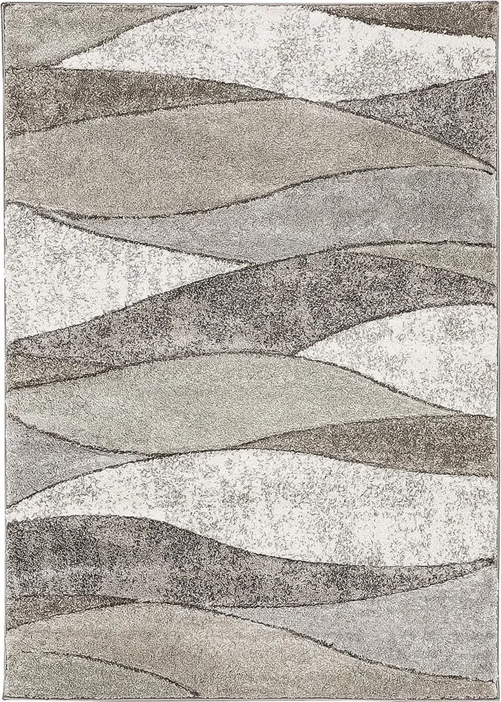 Kusový koberec Castro Carved 163/NQ2M, 67x120, šedá, kancelária, Oriental Weavers