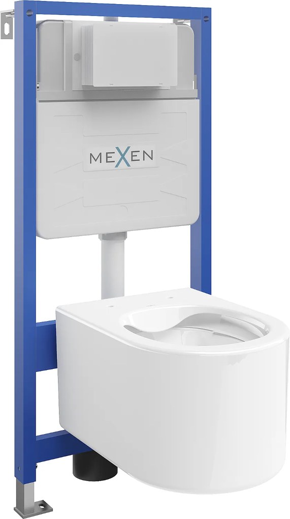 Mexen Fenix Slim, podomietkový modul a závesné WC Sofia, biela, 6103354XX00