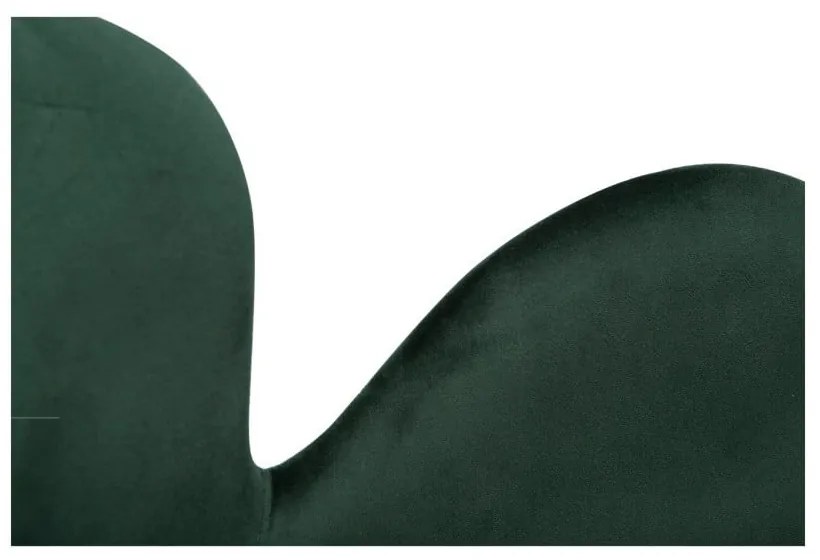 Zelené čalúnené jedálenské kreslo s podrúčkami Gaia – DAN-FORM Denmark