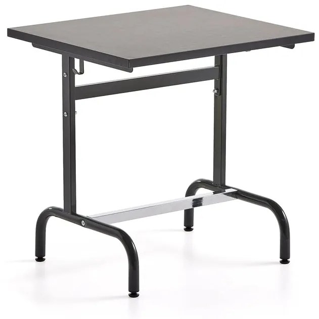 Školská lavica 180, linoleum, antracit/šedá