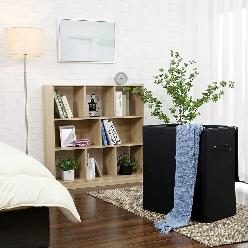Songmics Kôš na bielizeň Ina Black 142 l