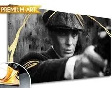 Obrazy na plátne - PREMIUM ART – Peaky Blinders Thomas Shelby Zľava 30 % 90x50 cm