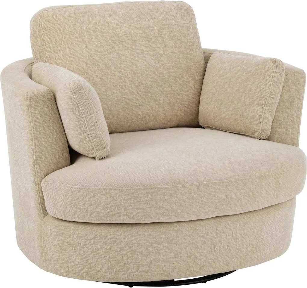 Béžové kreslo Swivel - 100*109*89cm