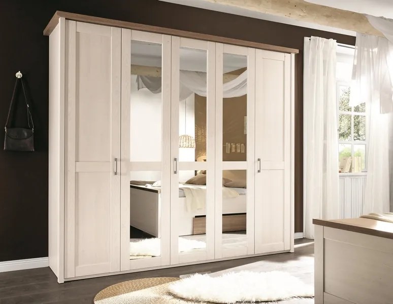 Šatníková skriňa Luca, 5-dverová