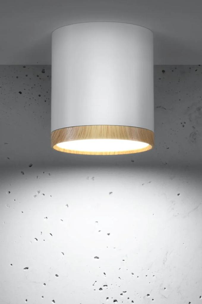 CLX Stropné škandinávske LED osvetlenie EMILIA-ROMAGNA, 5W, denná biela, 7,5x6,8cm