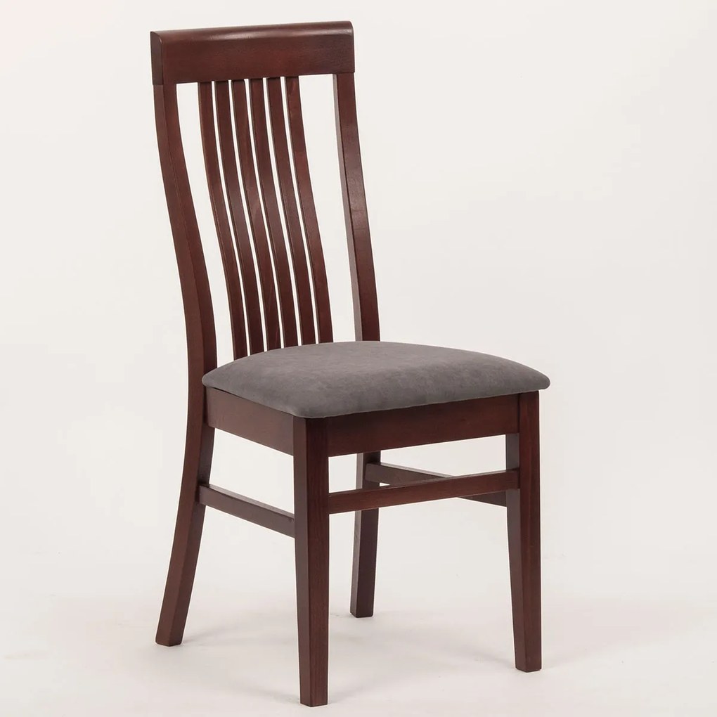 Stima Buková jedálenská stolička Takuna Vyberte odtieň ->: Dub Wotan, Vyberte látku ->: VELVET svetlo hnedá 46