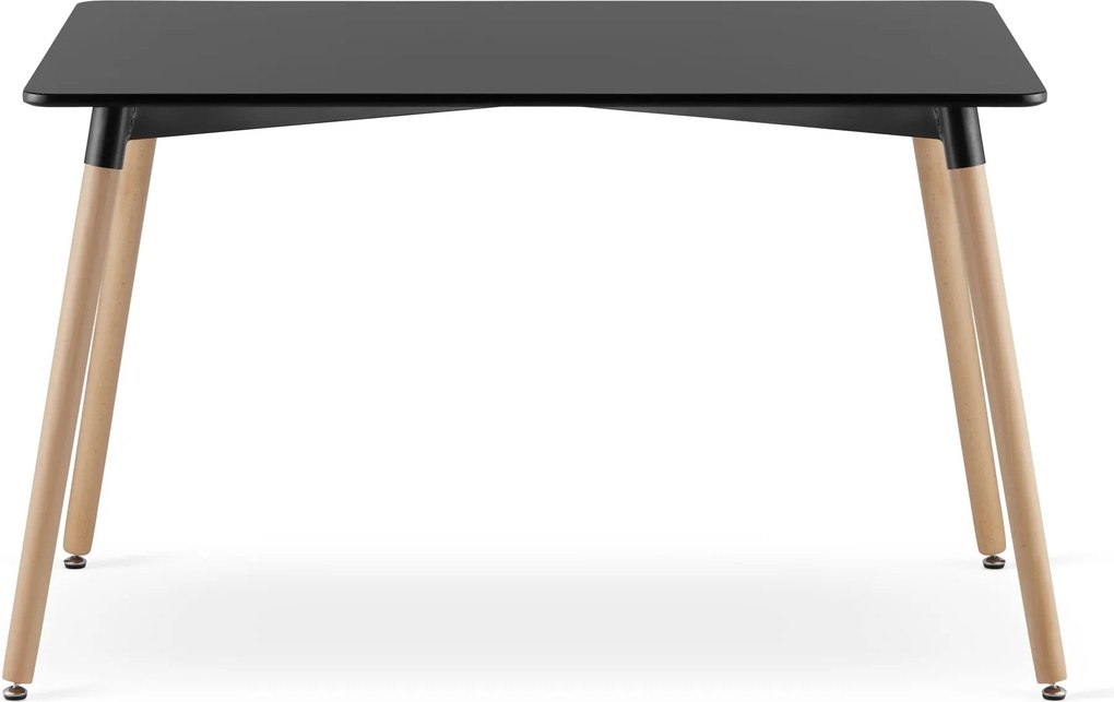 AKCIA Čierny jedálenský stôl ADRIA 120x80 cm II. akosť