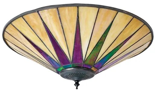 Endon 70240 - Stropné svietidlo Tiffany DARK STAR 2xE27/40W/230V pr. 49 cm