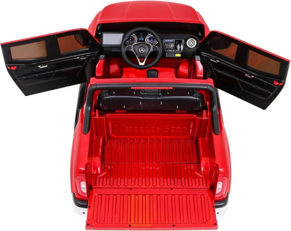 Ramiz Mercedes Benz Trieda X Detská farba Červený pickup