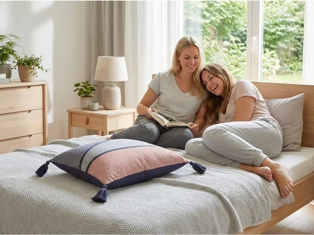 Dekoratívny vankúšik IMPRIME TILAK 40x40 cm, farebný