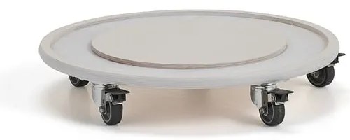 Vozík na stoličku ASIDE, biela