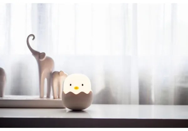 MegaLight - LED RGB Stmievateľná nabíjacia detská dotyková lampa EGGY EGG LED/5V
