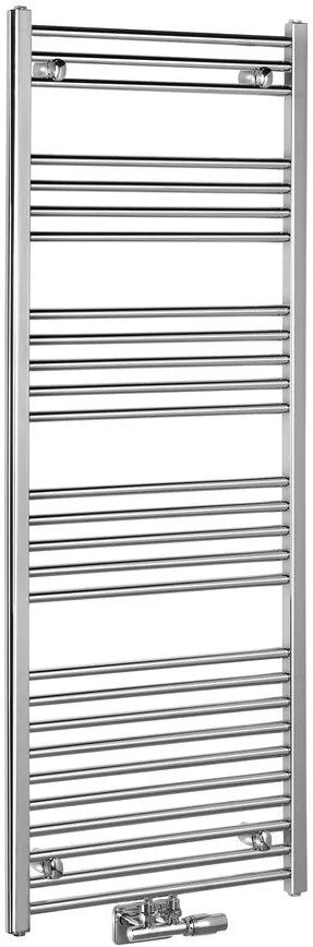 Aqualine Aqualine, ALYA vykurovacie teleso rovné 600x1600mm, stredové pripojenie, chróm, LLS305