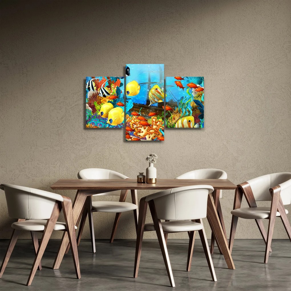 Obraz - Farebný koralový útes (90x60 cm)