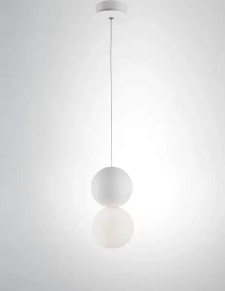 Moderný luster Zero 10 biele