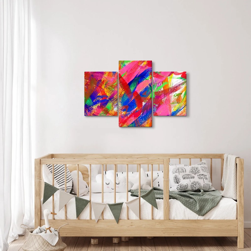 Obraz - Farebná abstrakcia (90x60 cm)
