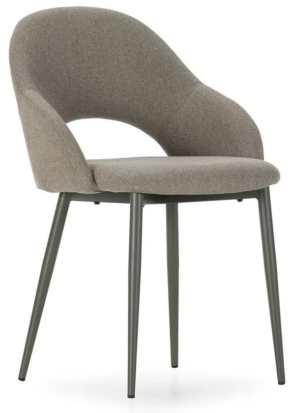 Zelené čalúnené jedálenské stoličky v súprave 2 ks Lia – Marckeric