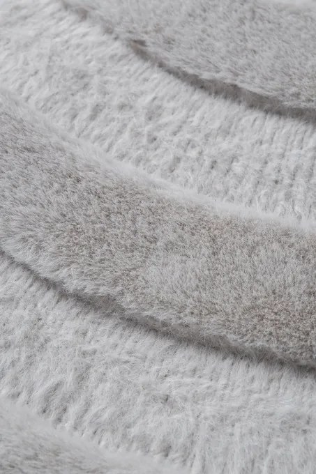 Kúpeľňový koberček MOYO CIRCLE sivý kruh