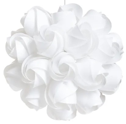 RENDL R12384 COCO závesné svietidlo, dekoratívne biele PVC