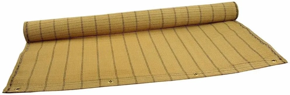 Bestent Pletená balkónova zástena 1x5m 85% krémová