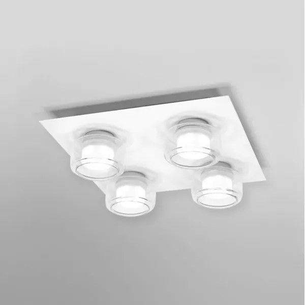 Ledvance - LED Kúpeľňové stropné svietidlo ORBIS FLAME 4xLED/5,5W/230V IP44 biela