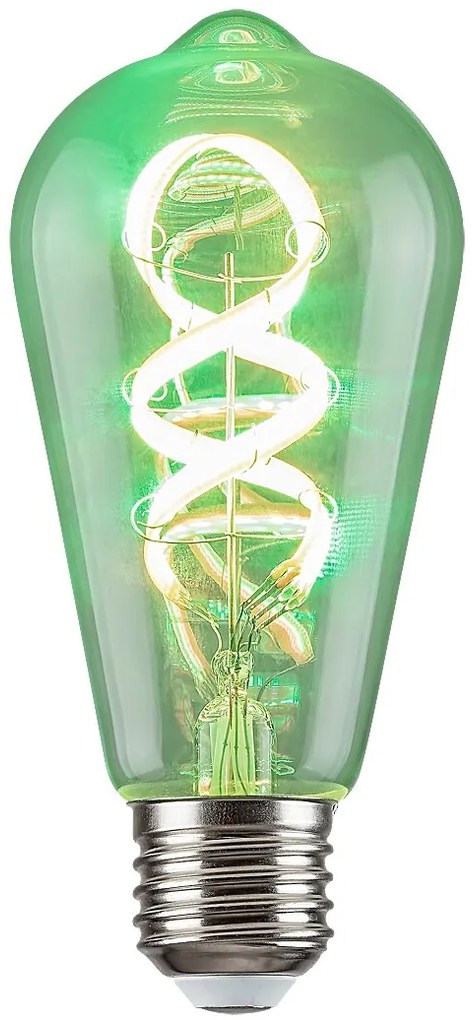 Rabalux LED Spiral Filament žiarovka Amber ST64 4W/E27/300Lm/2700K+RGB/Dim