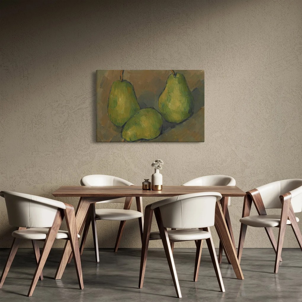 Obraz - Paul Cézanne, Three Pears, reprodukcia (90x60 cm)