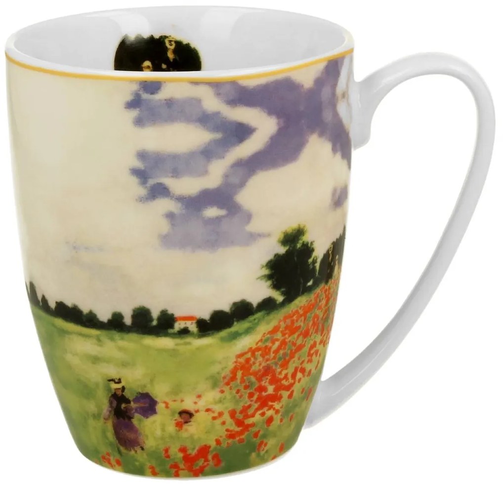 Porcelánový hrnček Monet Poppy Field 360 ml