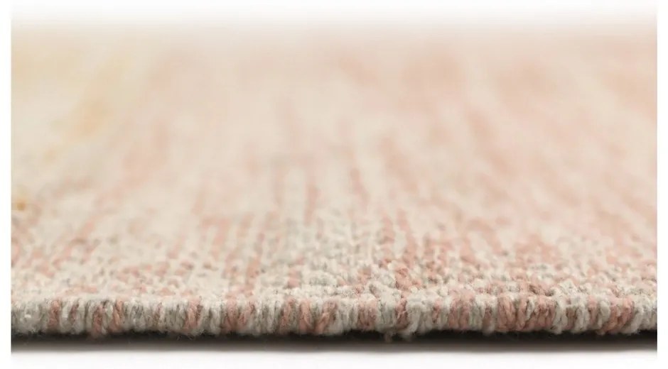 Oranžovo-ružový umývateľný koberec 100x150 cm Kirthy - Nattiot