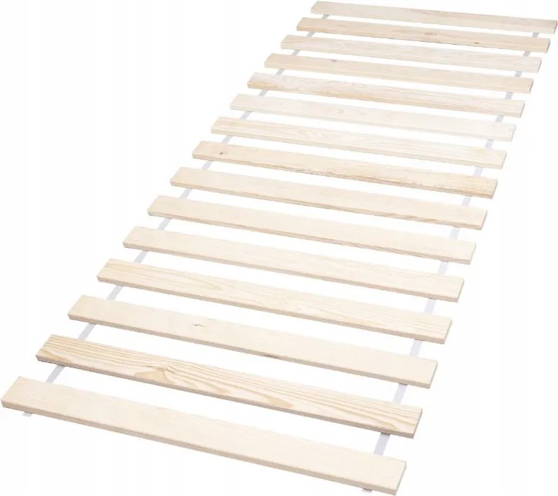 Detská domčeková posteľ z masívu borovice TEA - 200x90 cm - šedá