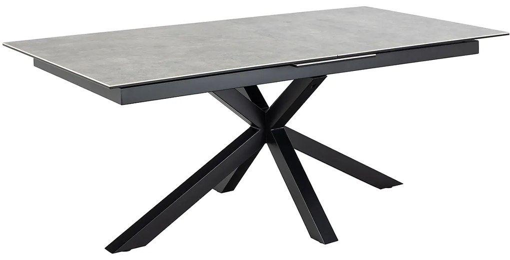 Jídelní rozkládací stůl Heaven 200/240 cm šedý/černý