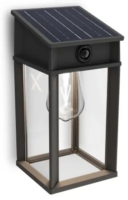 Philips -LED Solárne nástenné svietidlo so senzorom GERI LED/3,2W/3,7V 4000K IP44