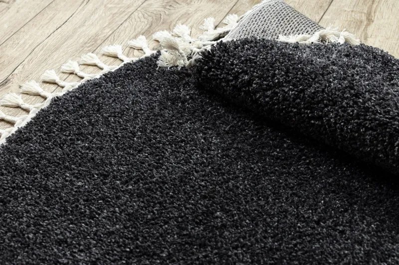 Kusový koberec Berber 9000 grey kruh, 160x160 (priemer) kruh, šedá, obývacia izba, Dywany Łuszczów