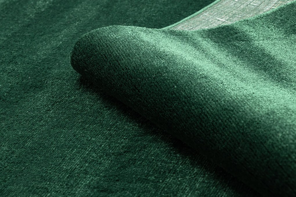 Koberec SOFTY Jednofarebný, tmavozelený