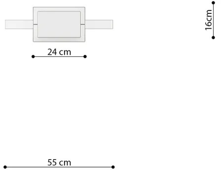 RIO 55 Stropné svetlo LED 4000K, zlatá TH.221 - Sollux