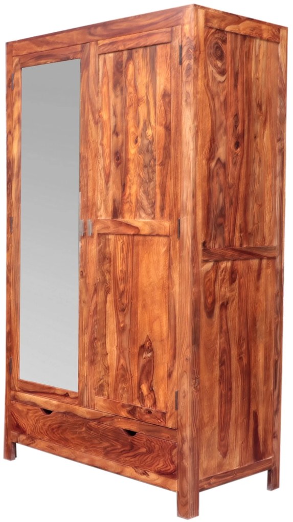 furniture-nabytek.cz - Šatníková skriňa z masívu 120x200x60 z dreva palisander
