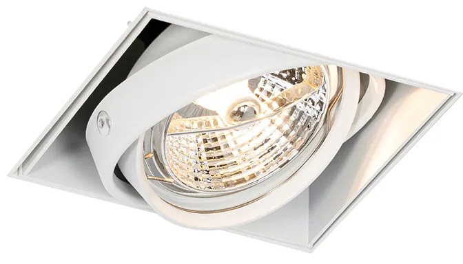 Zápustený reflektor biely GU10 AR70 bez rámu - Oneon