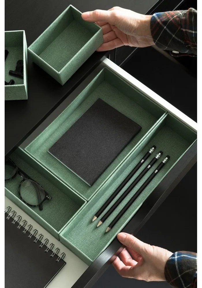 Kartónové organizéry do zásuvky v súprave 5 ks Emma Paper Laminate – Bigso