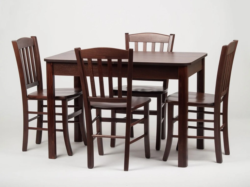 Jedálenský set BONUS + 4x VENETA Vyberte odtieň ->: Čerešňa