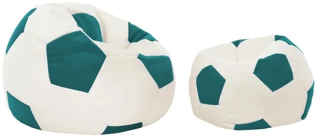 Plyšový sedací vak Futbal tyrkys