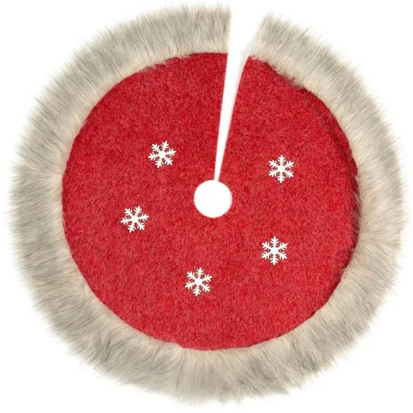 Podložka pod Vianočný stromček 417B červená