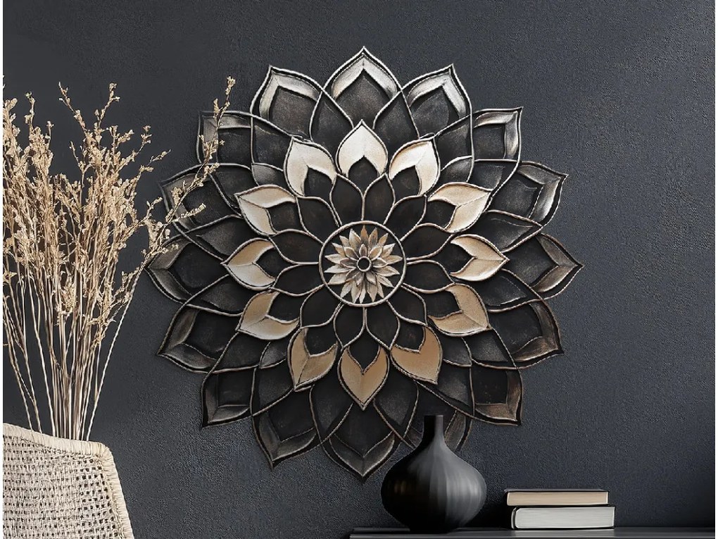 drevko | Kvetinová mandala Okrasné slnko 445 x 45 cm