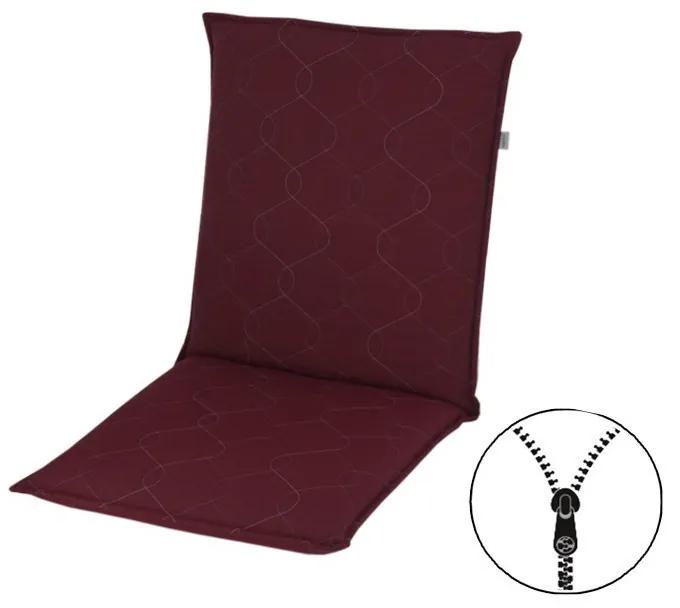 Doppler FUSION 2428 stredný - polster na záhradnú stoličku a kreslo, bavlnená zmesová tkanina